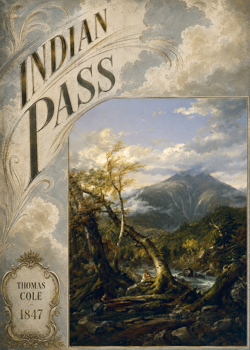 Thomas Cole Indian Pass II No5 - Plakát