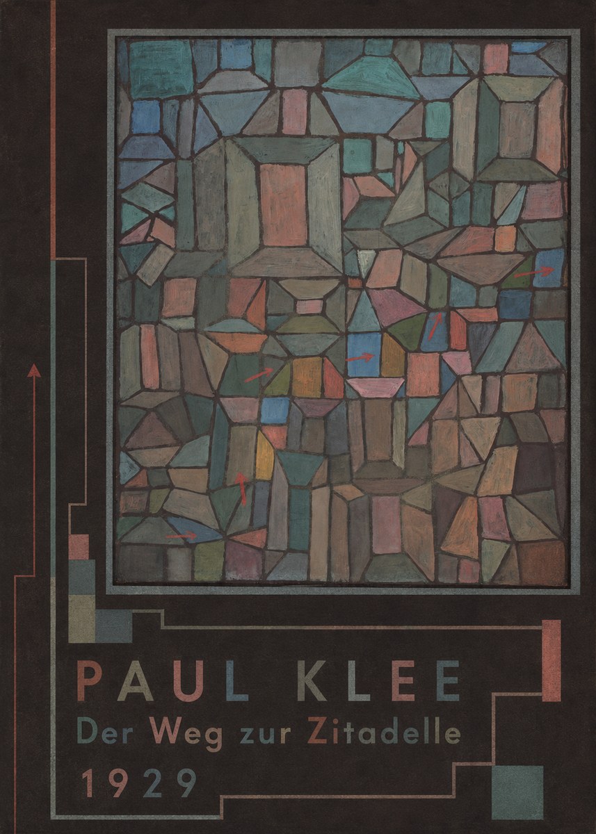 Paul Klee Der Weg Zur Zitadelle No2 - Plakát