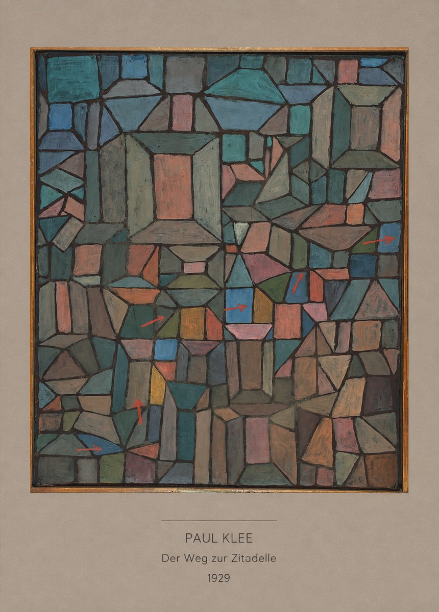 Paul Klee Der Weg Zur Zitadelle No6 - Plakát