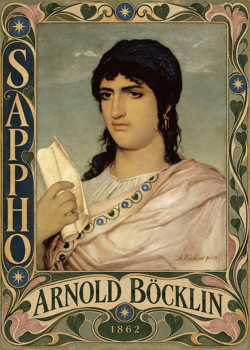 Arnold Böcklin Sappho No5 - Plakát