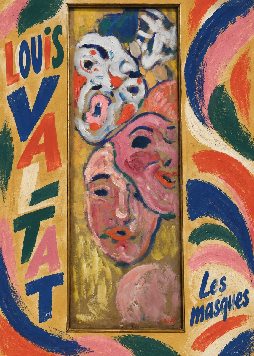 Louis Valtat Les Masques No2 - Plakát