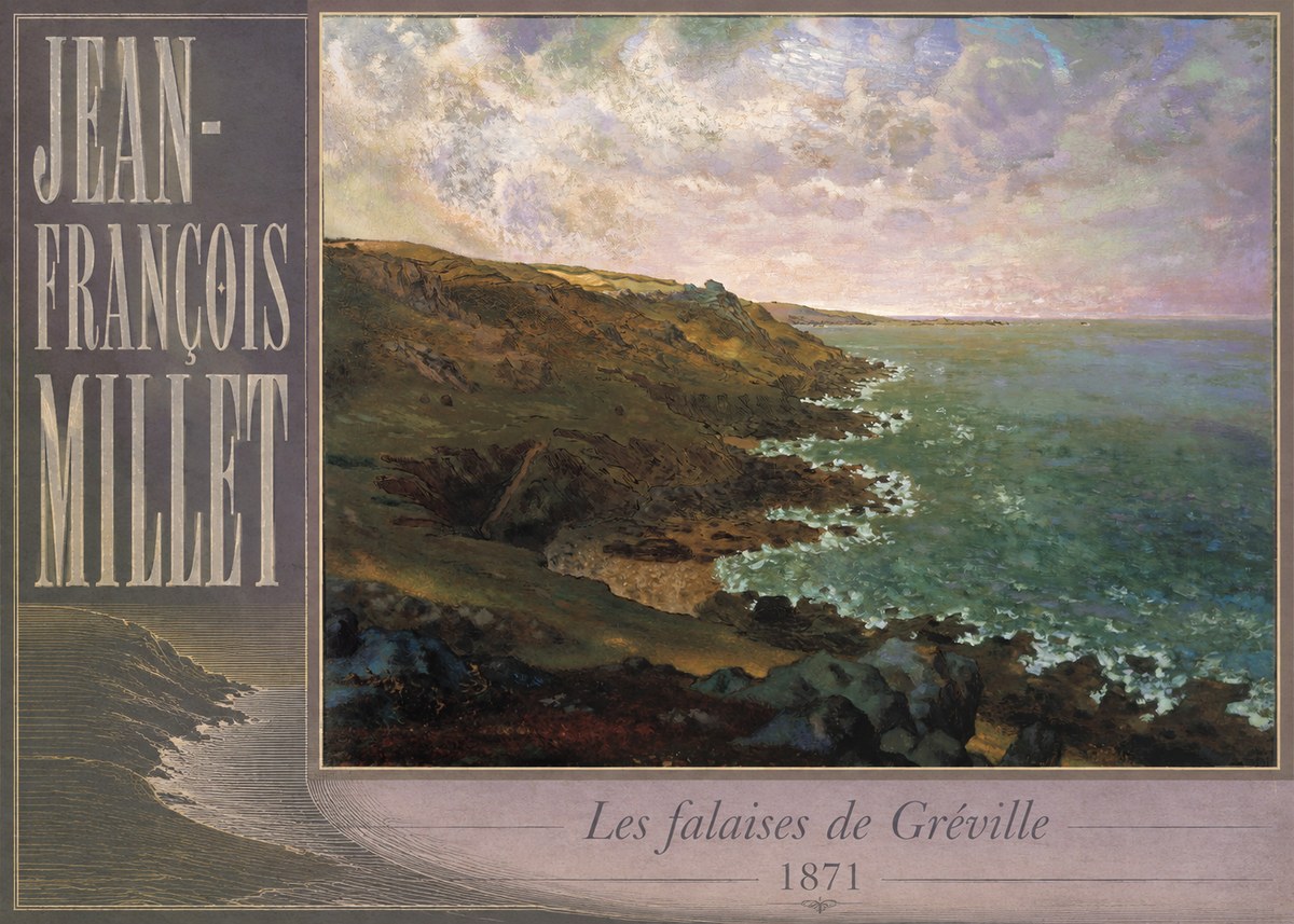 Jean-François Millet Les Falaises De Gréville No3 - Plakát