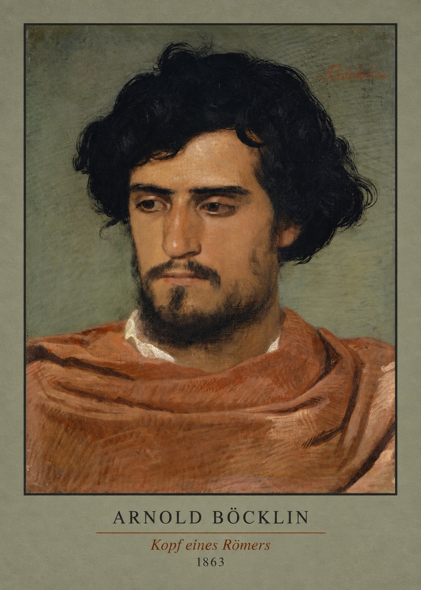 Arnold Böcklin Kopf Eines Römers No3 - Plakát