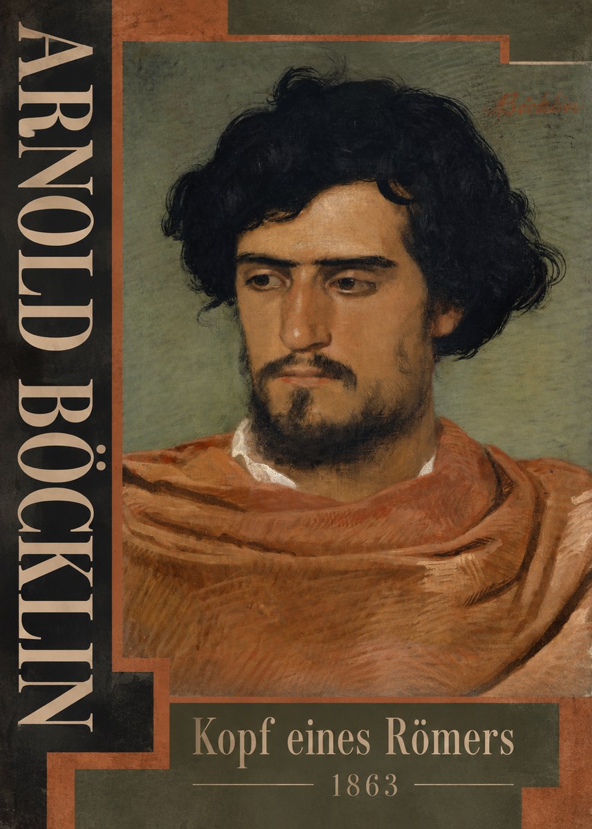 Arnold Böcklin Kopf Eines Römers No5 - Plakát