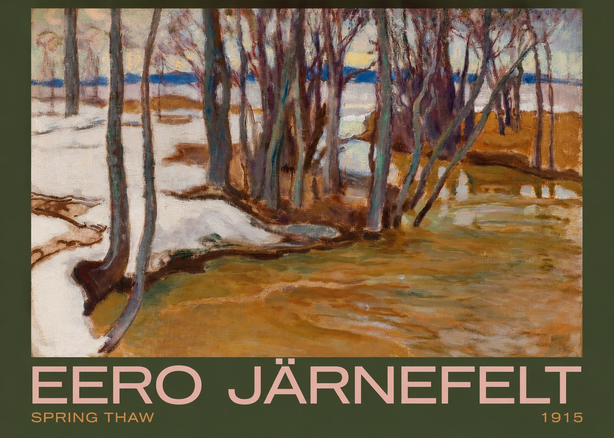 Eero Järnefelt Spring Thaw No2 - Plakát