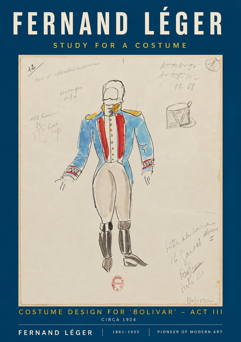 Fernand Léger Bolivar Acte Iii No2 - Plakát