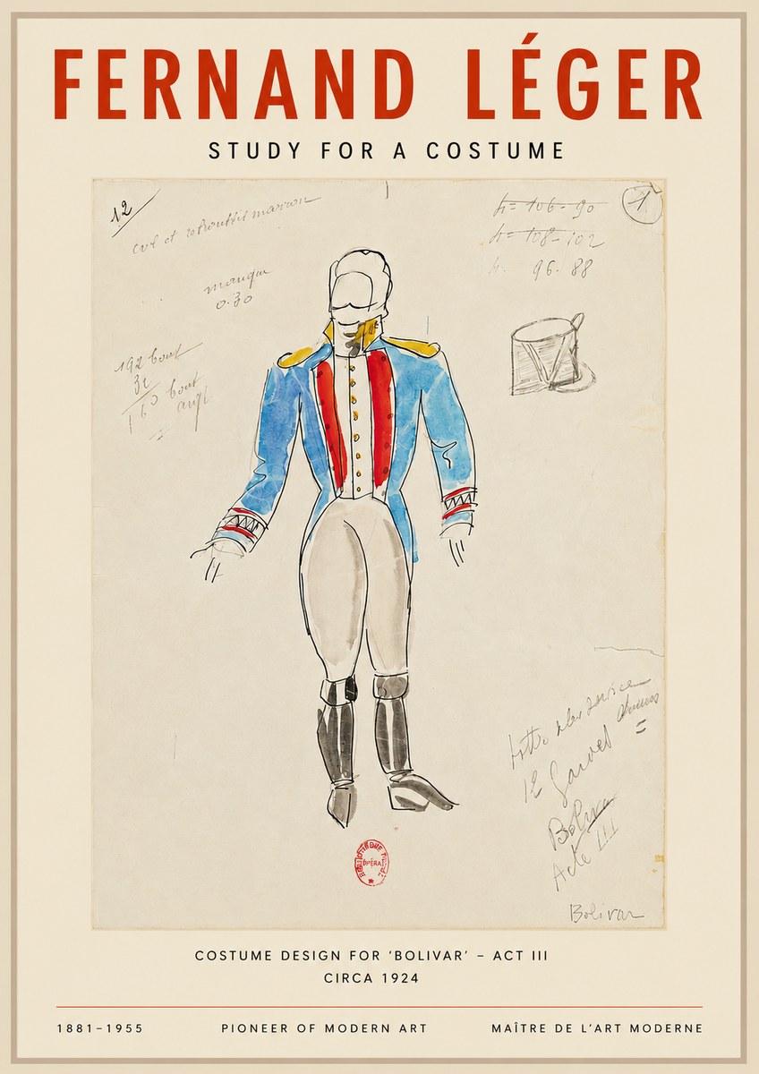 Fernand Léger Bolivar Acte Iii No3 - Plakát
