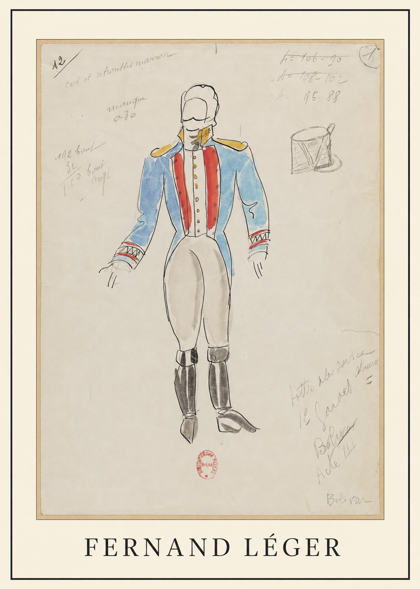 Fernand Léger Bolivar Acte Iii No5 - Plakát