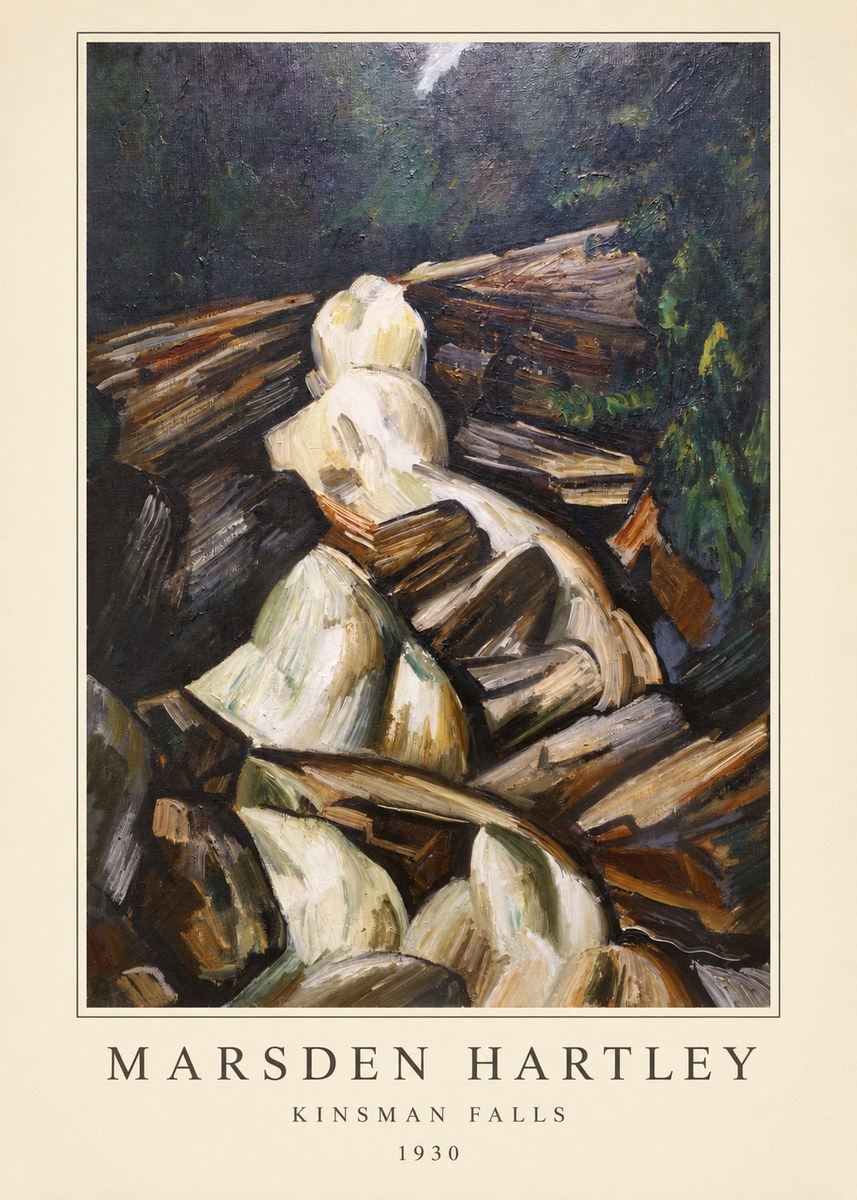 Marsden Hartley Kinsman Falls No3 - Plakát