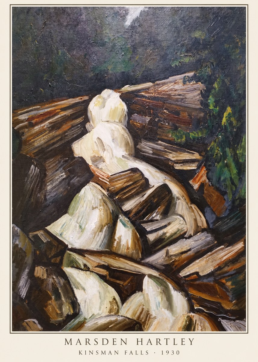 Marsden Hartley Kinsman Falls No6 - Plakát