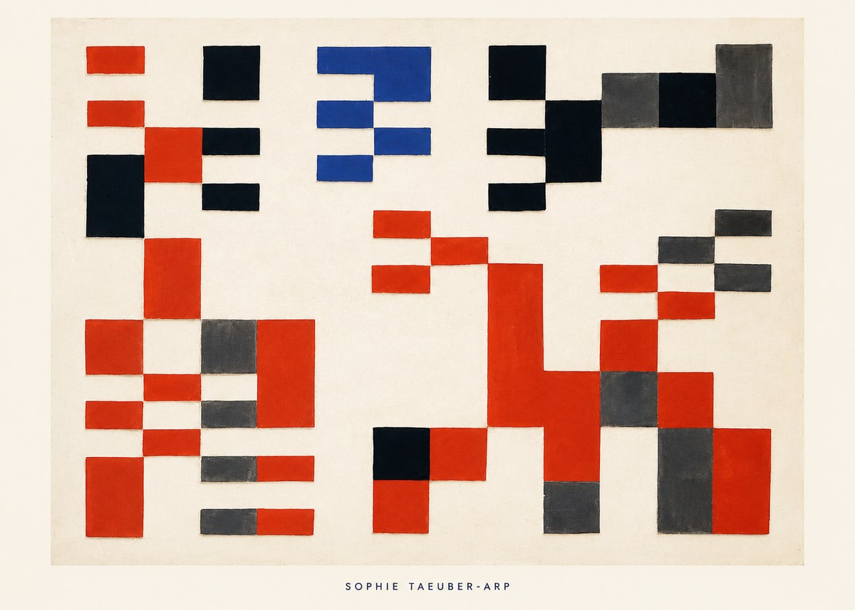 Sophie Taeuber-Arp Sophie Taeuber-arp No6 - Plakát