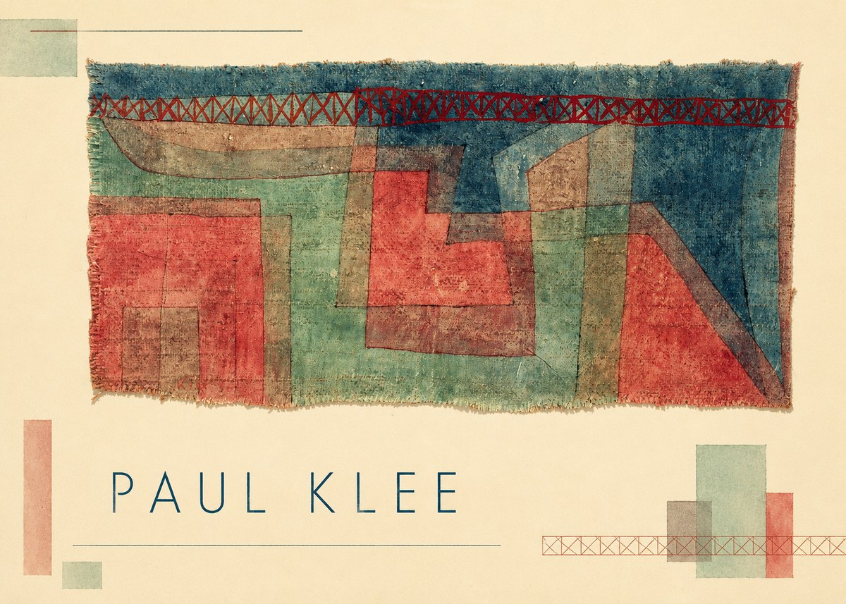 Paul Klee Textile Picture No3 - Plakát