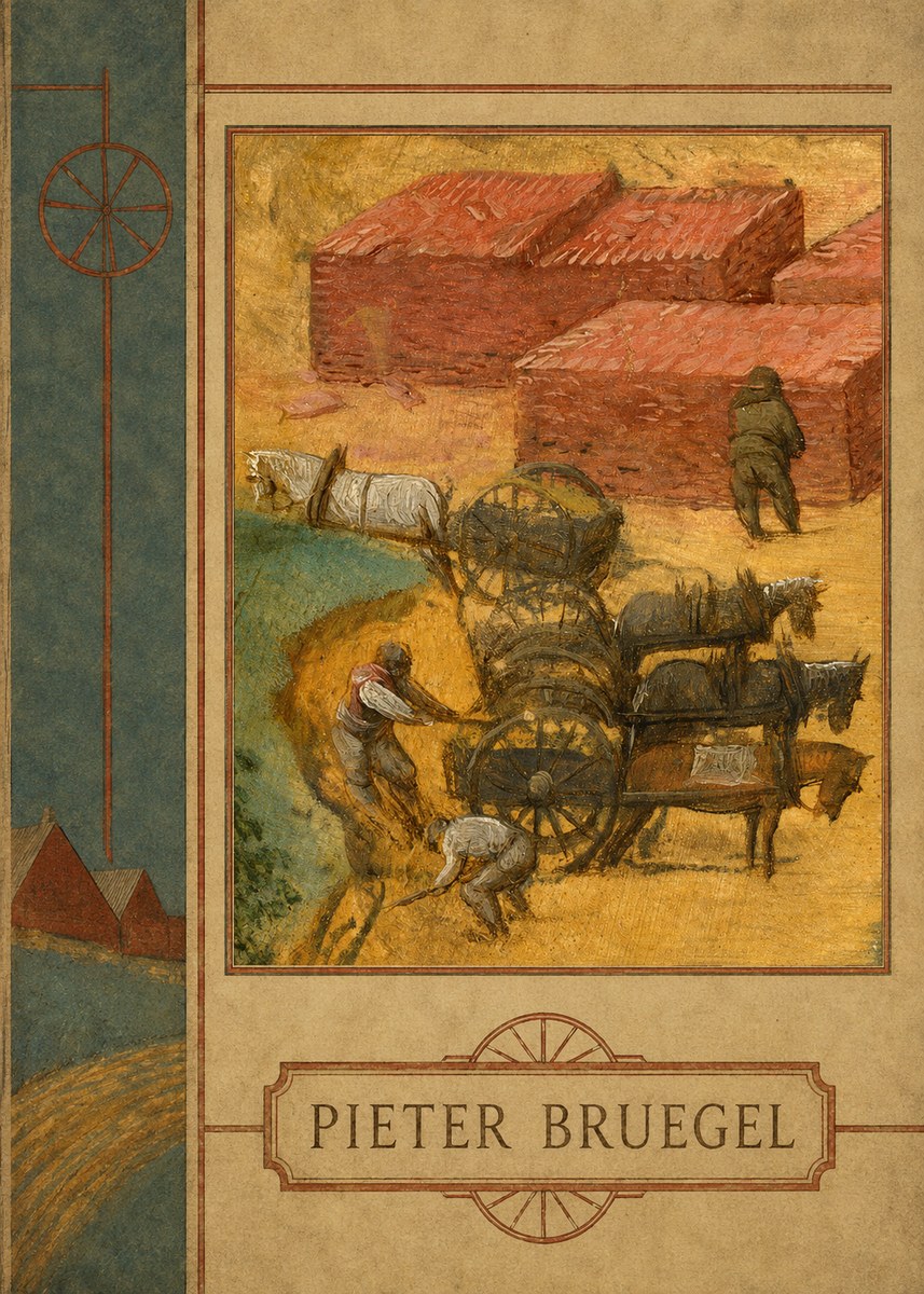 Pieter Bruegel The Brickmakers No2 - Plakát