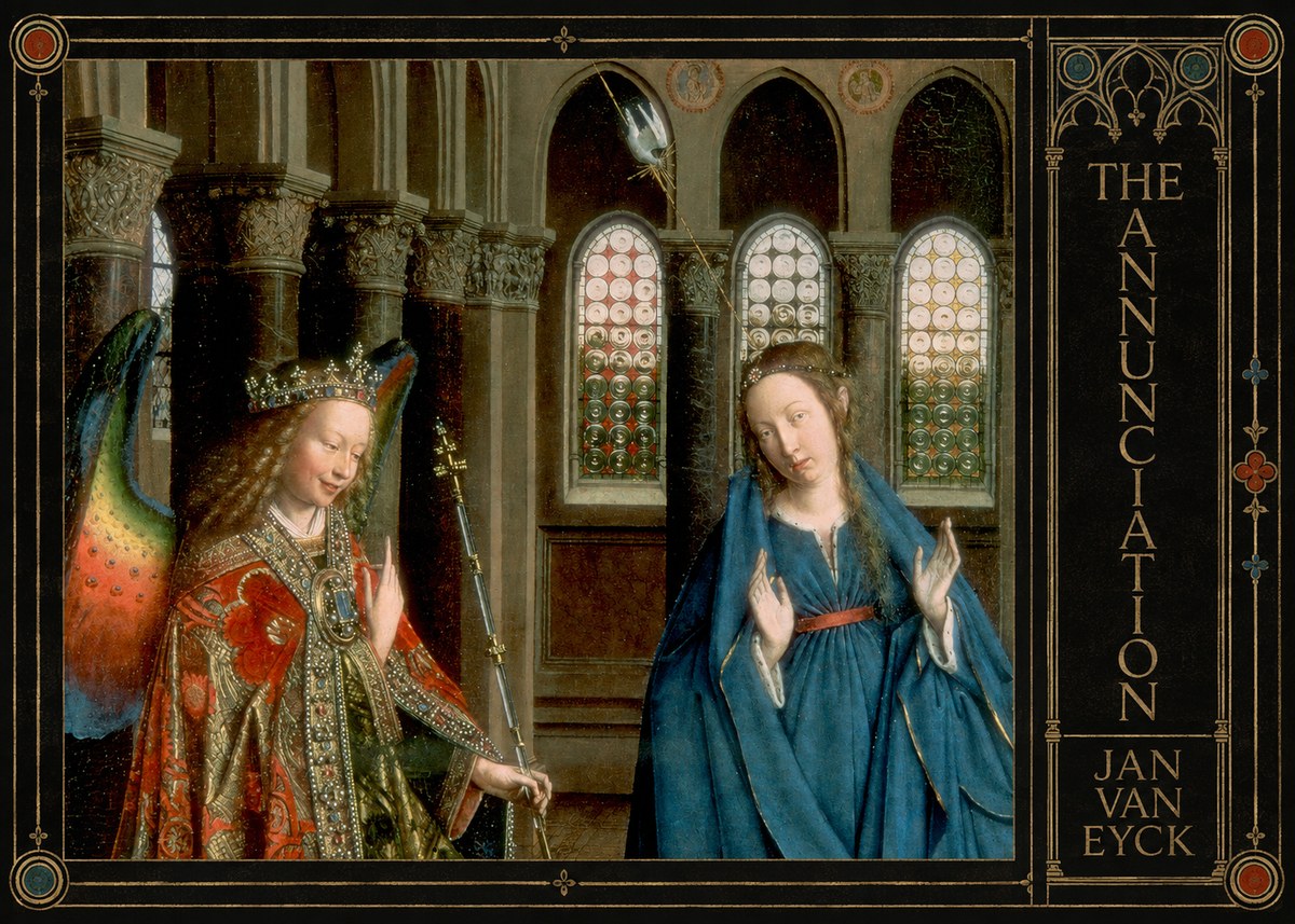 Jan van Eyck The Annunciation II No5 - Plakát