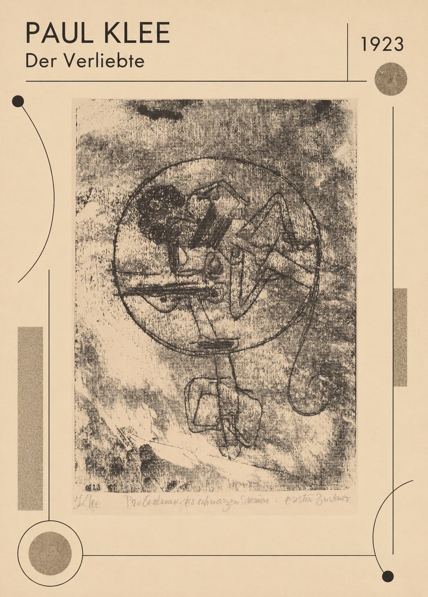 Paul Klee Der Verliebte III No1 - Plakát