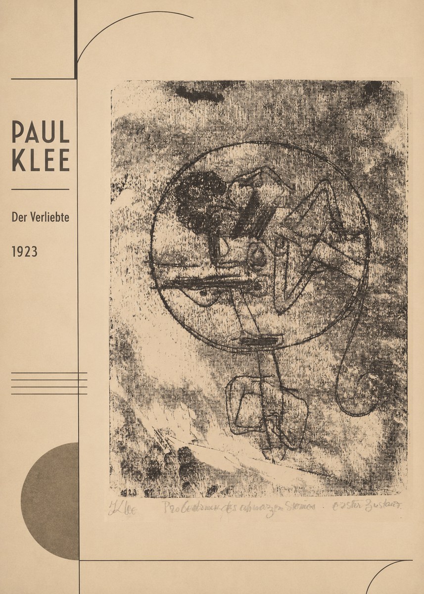 Paul Klee Der Verliebte III No2 - Plakát