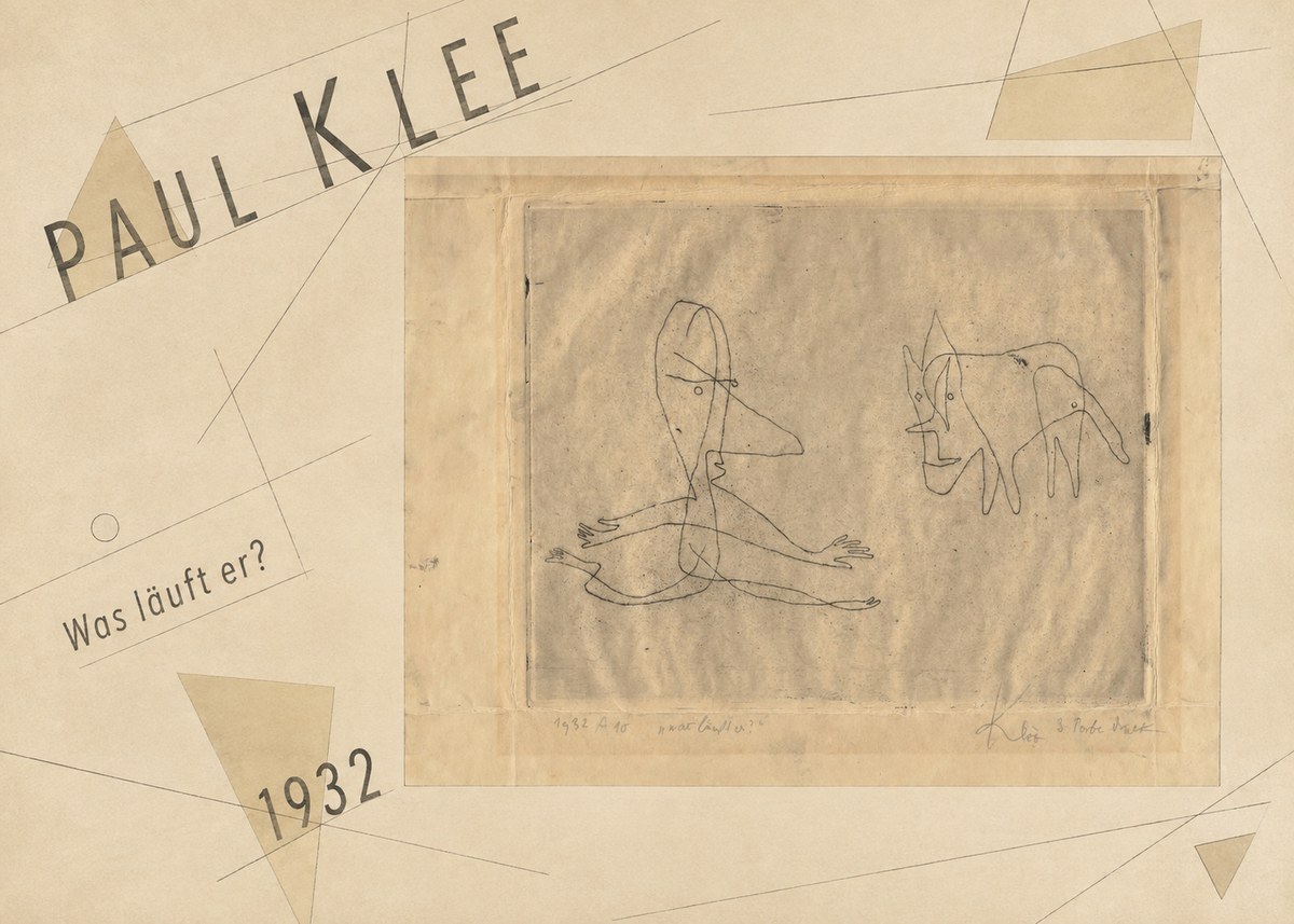 Paul Klee Was Läuft Er? No5 - Plakát