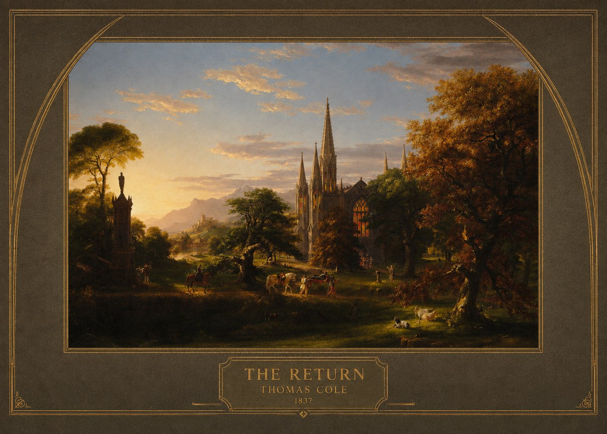 Thomas Cole The Return III No4 - Plakát