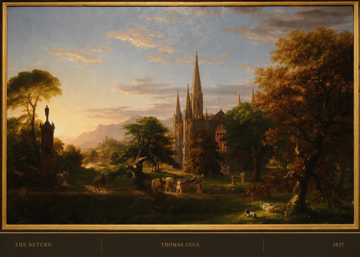 Thomas Cole The Return III No6 - Plakát