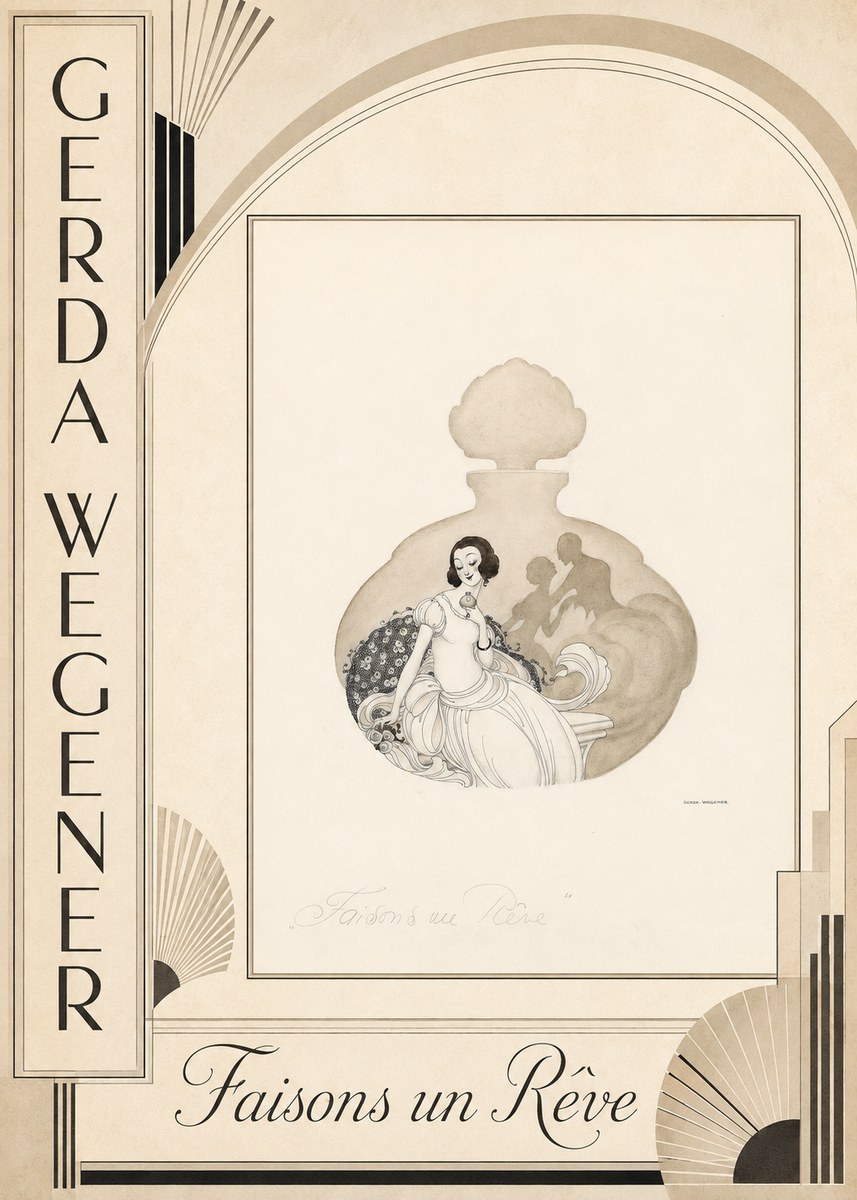 Gerda Wegener Faisons Un Rêve No2 - Plakát