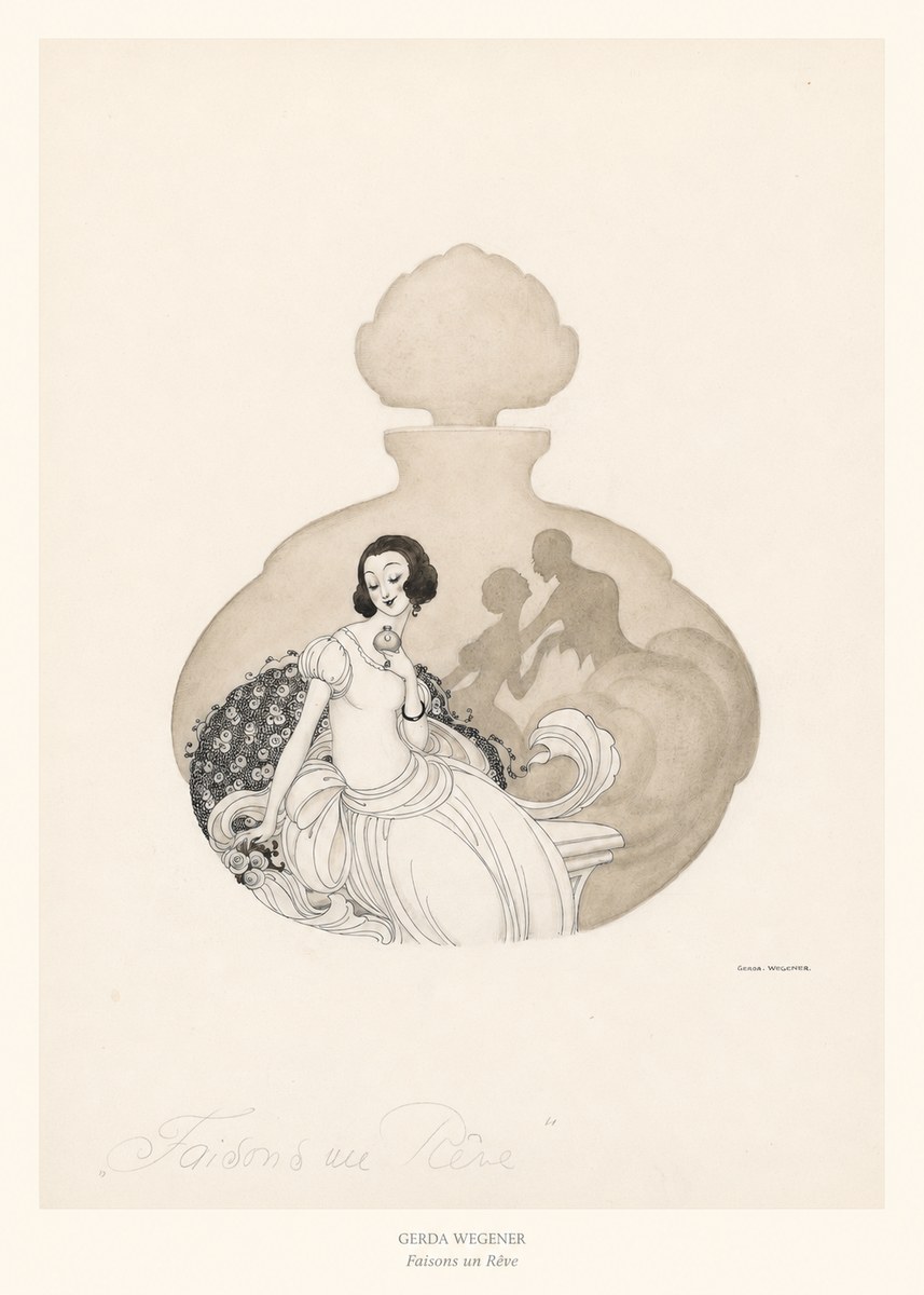 Gerda Wegener Faisons Un Rêve No6 - Plakát