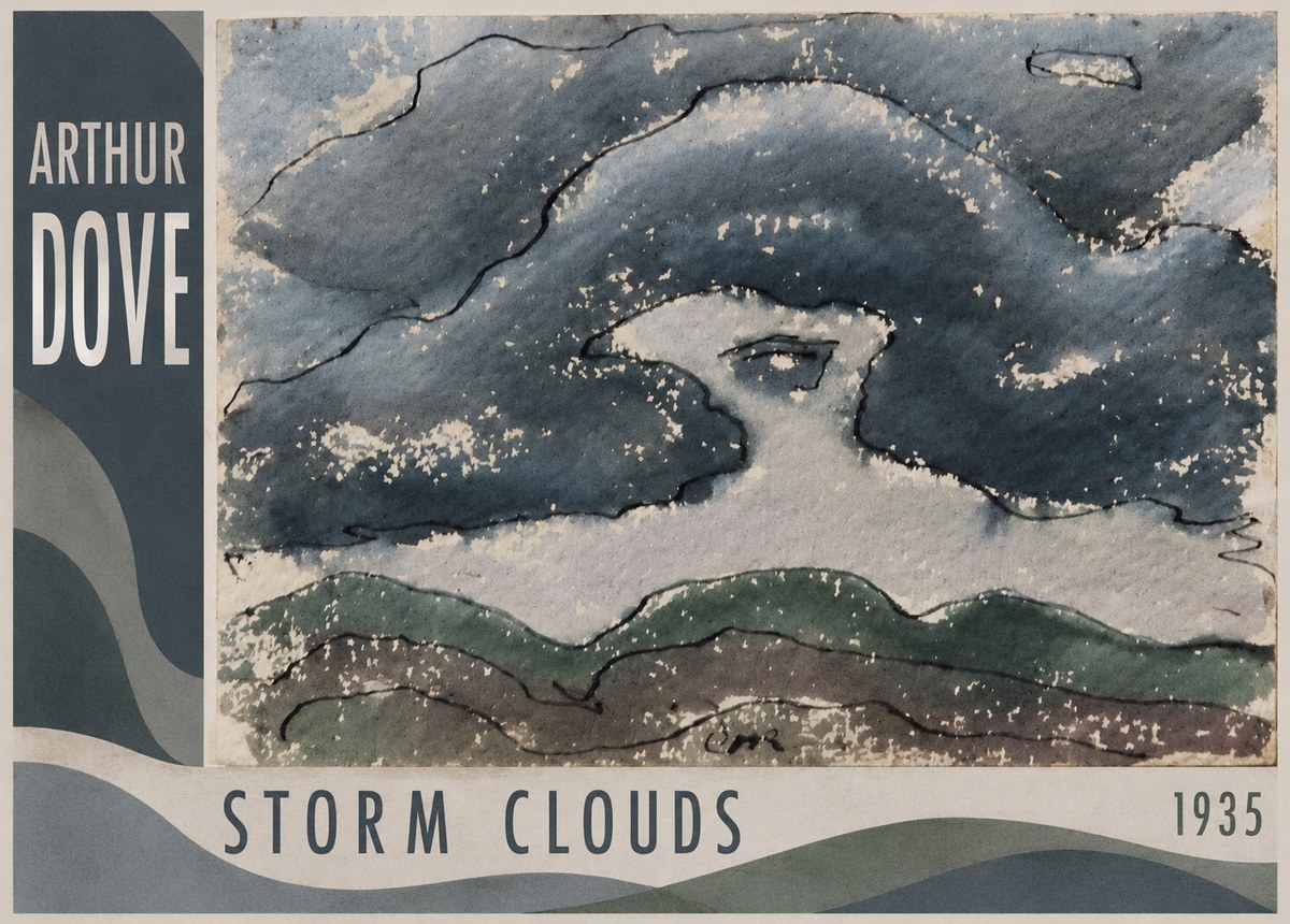 Arthur Dove Storm Clouds No2 - Plakát