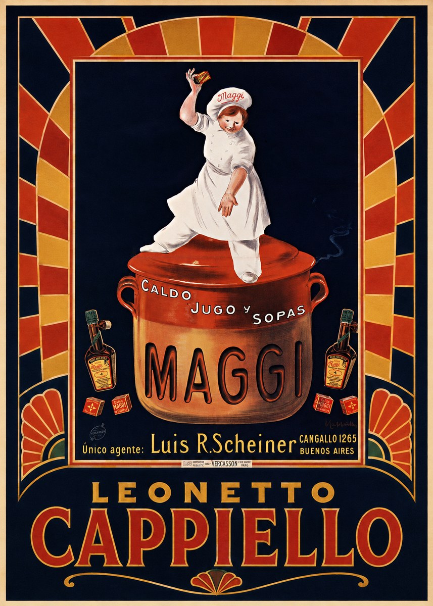 Leonetto Cappiello Maggi No2 - Plakát