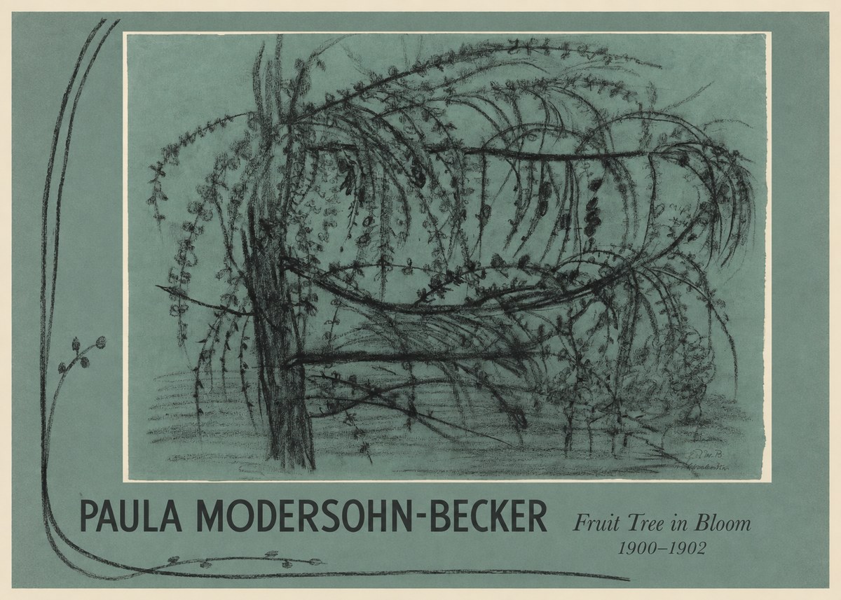 Paula Modersohn-Becker Fruit Tree in Bloom No1 - Plakát