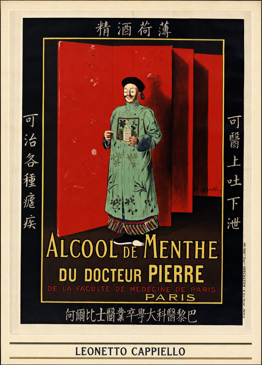 Leonetto Cappiello Alcool De Menthe Du Docteur Pierre No6 - Plakát