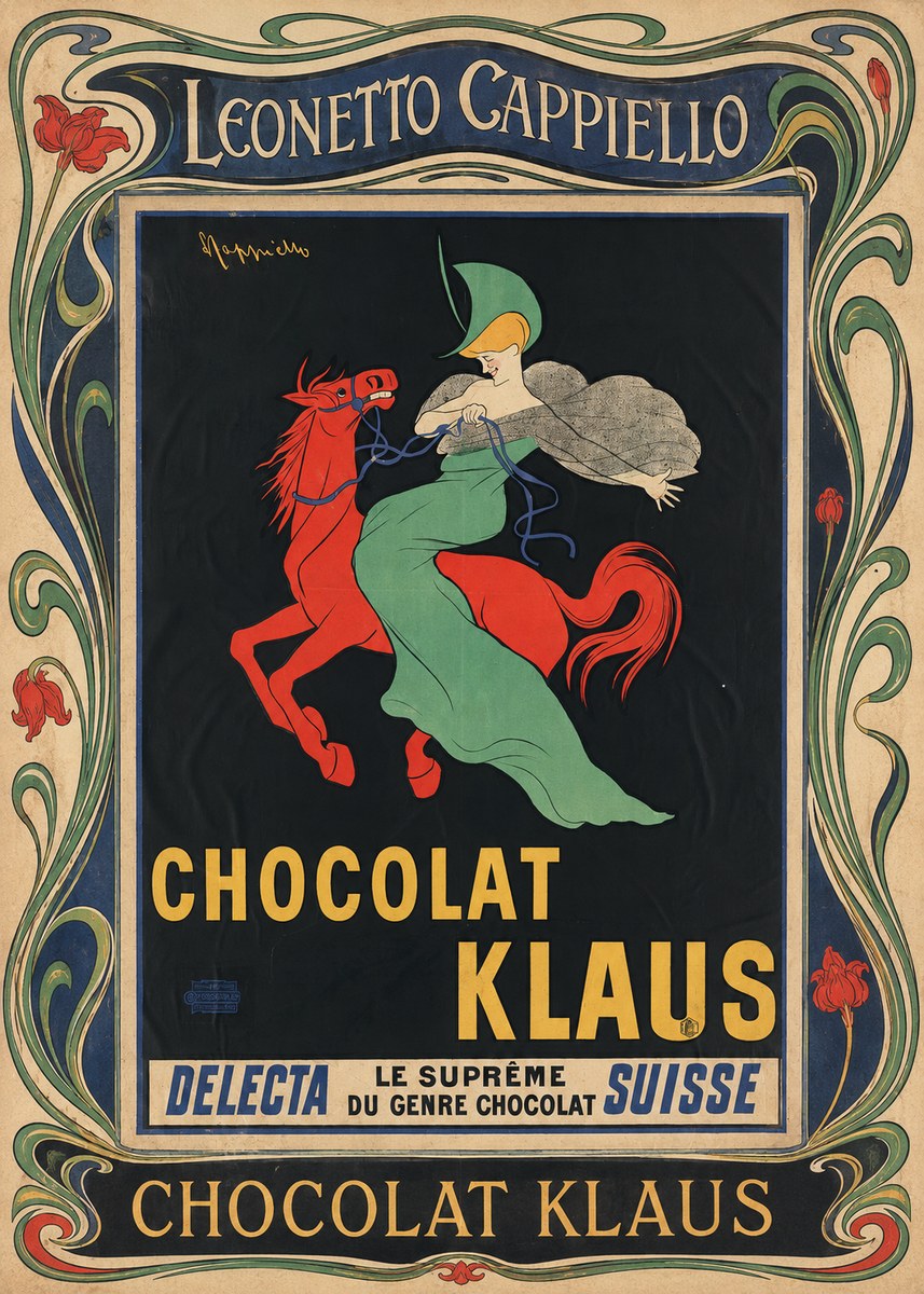 Leonetto Cappiello Chocolat Klaus III No5 - Plakát