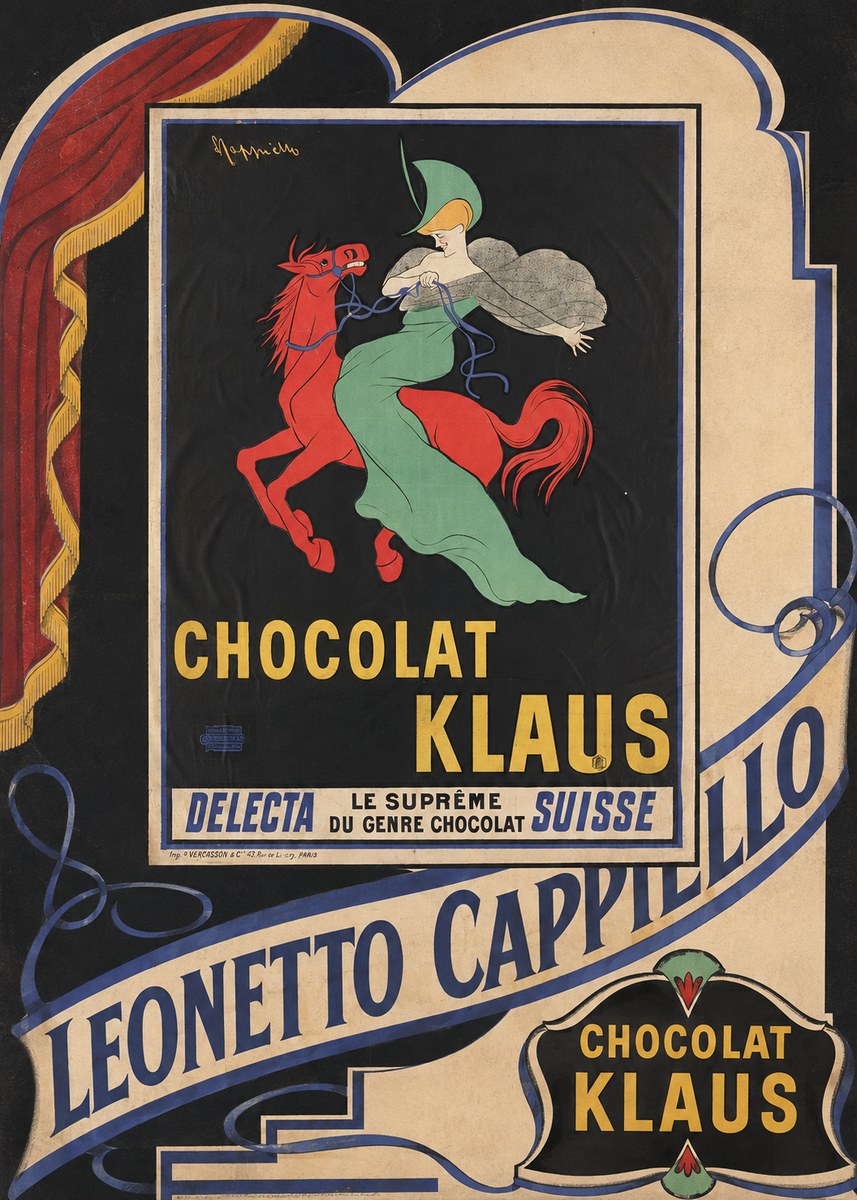 Leonetto Cappiello Chocolat Klaus III No6 - Plakát