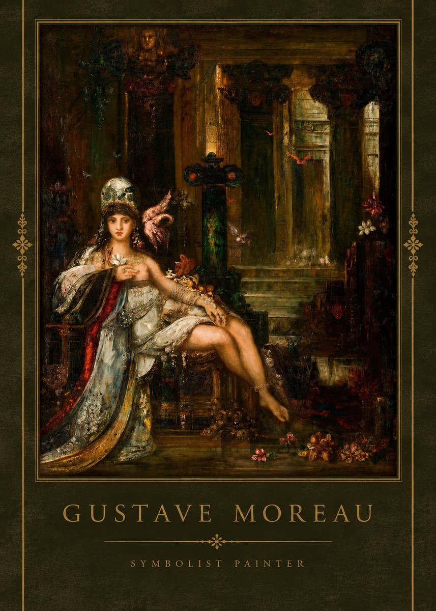 Gustave Moreau Salome III No4 - Plakát
