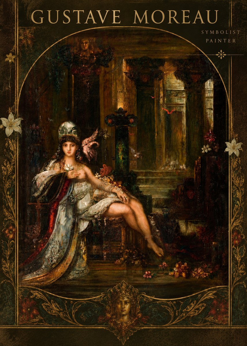 Gustave Moreau Salome III No6 - Plakát