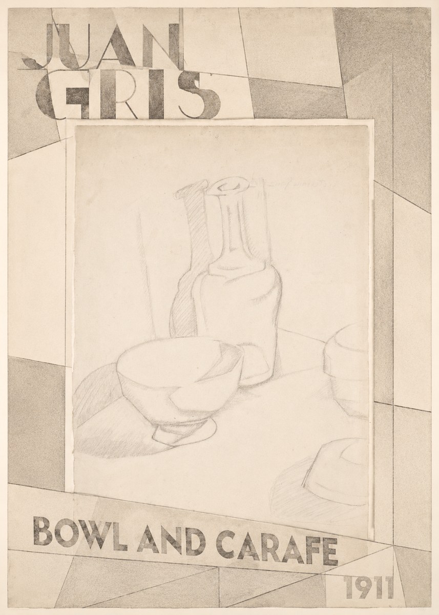 Juan Gris Bowl and Carafe No2 - Plakát