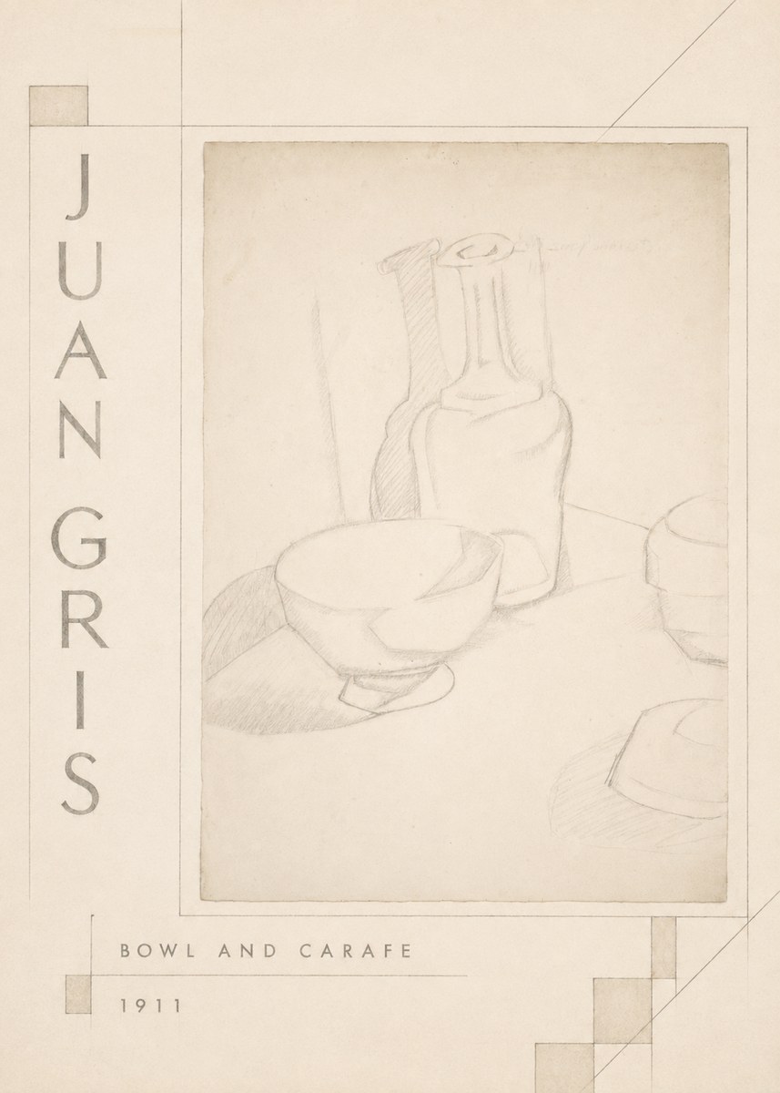 Juan Gris Bowl and Carafe No3 - Plakát
