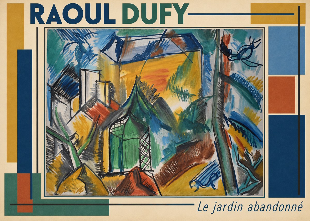 Raoul Dufy Le Jardin Abandonné No3 - Plakát