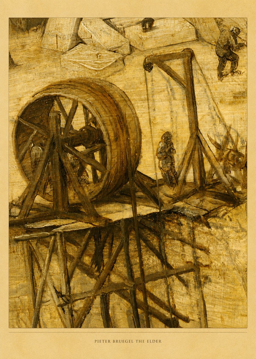 Pieter Bruegel The Tower of Babel XX No5 - Plakát