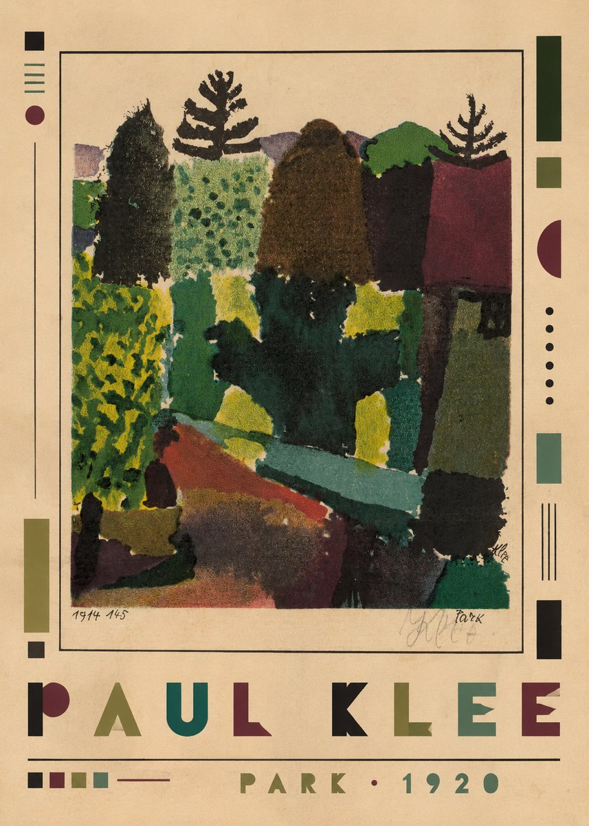 Paul Klee Park II No1 - Plakát