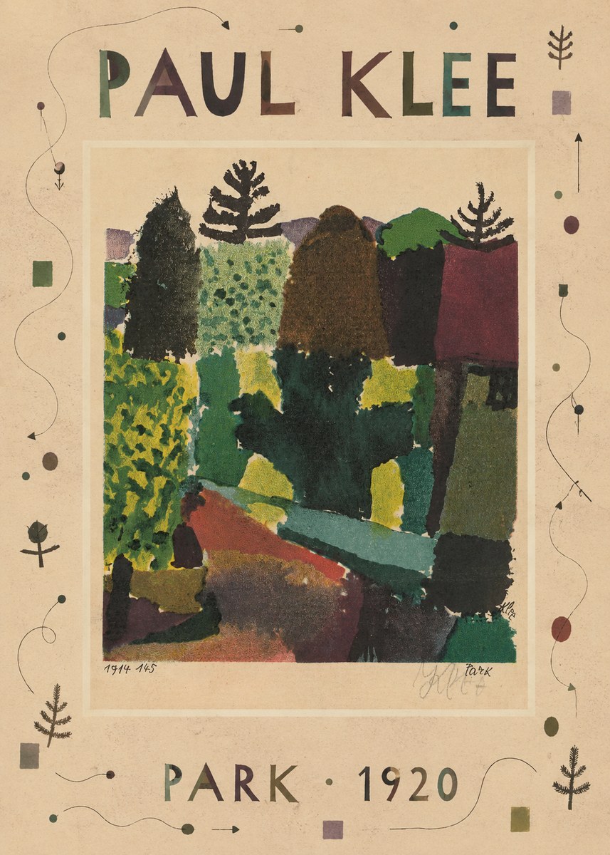 Paul Klee Park II No4 - Plakát