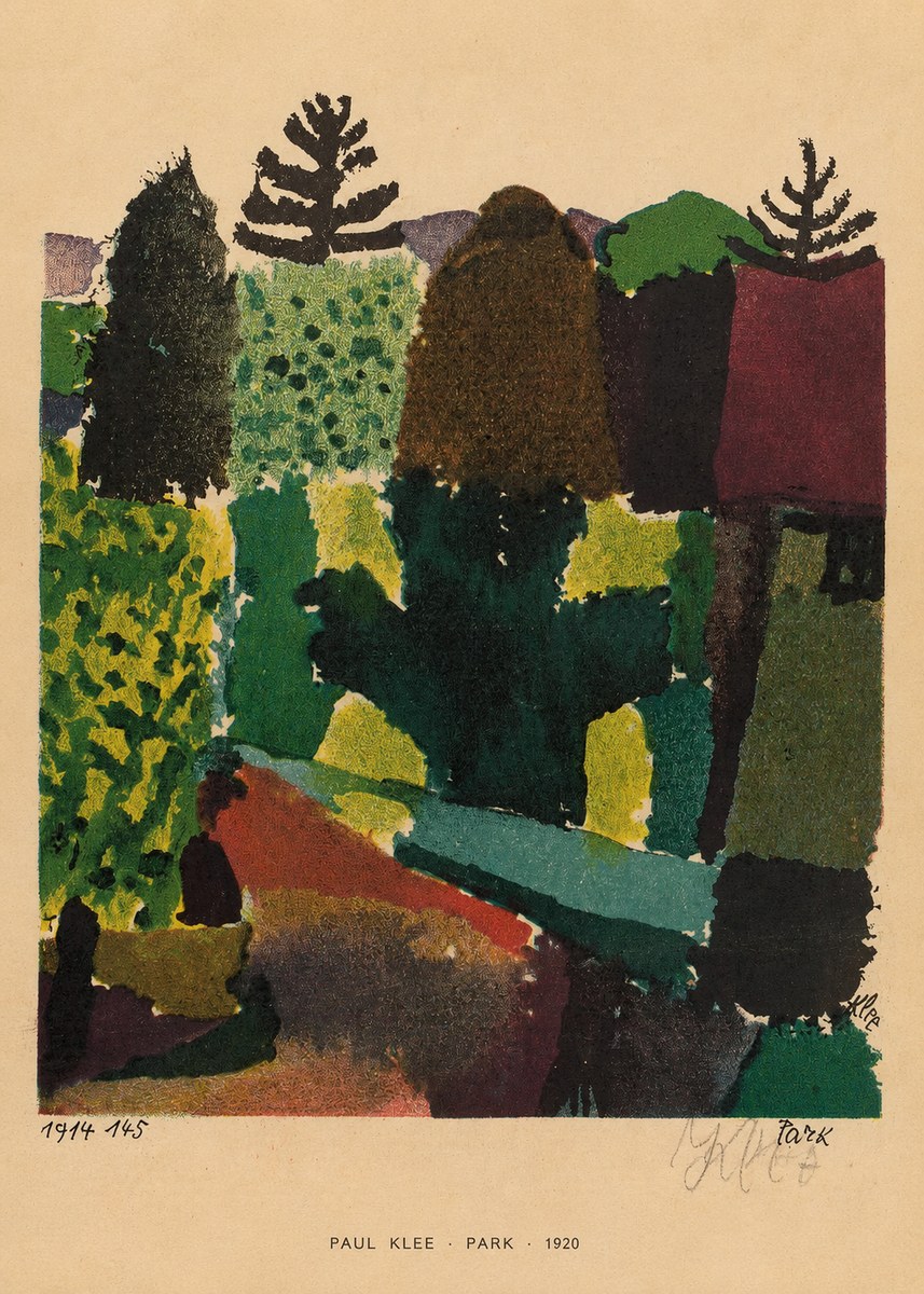 Paul Klee Park II No5 - Plakát