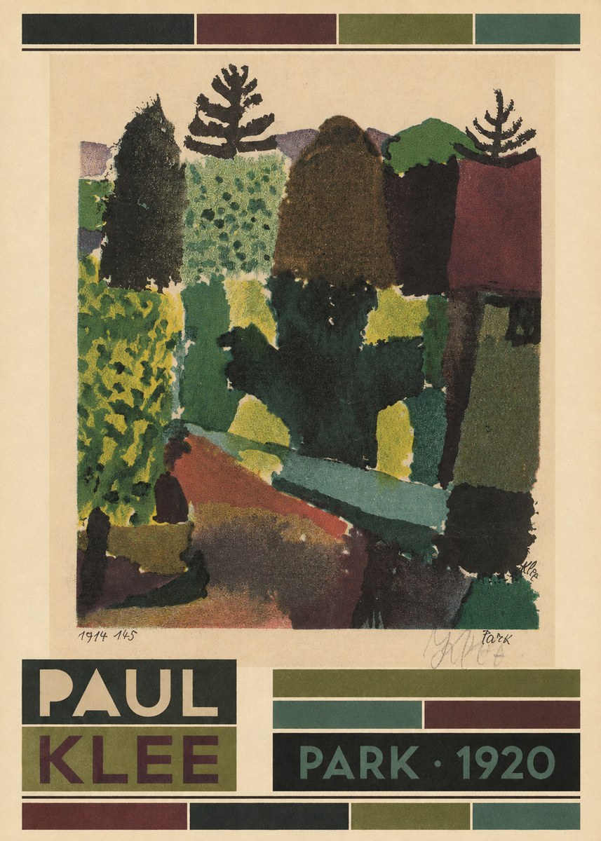 Paul Klee Park II No6 - Plakát