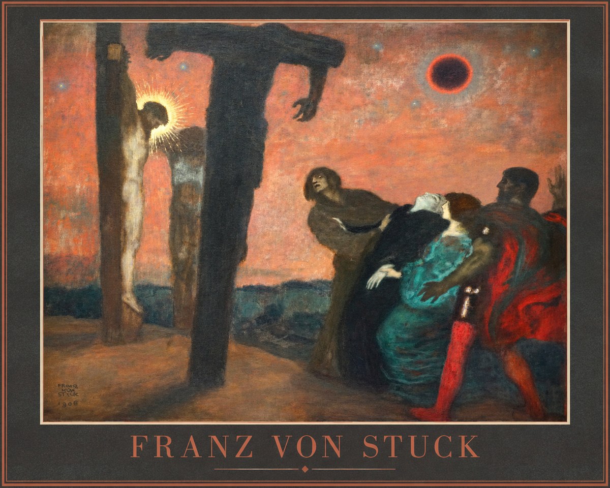 Franz von Stuck Crucifixion No1 - Plakát