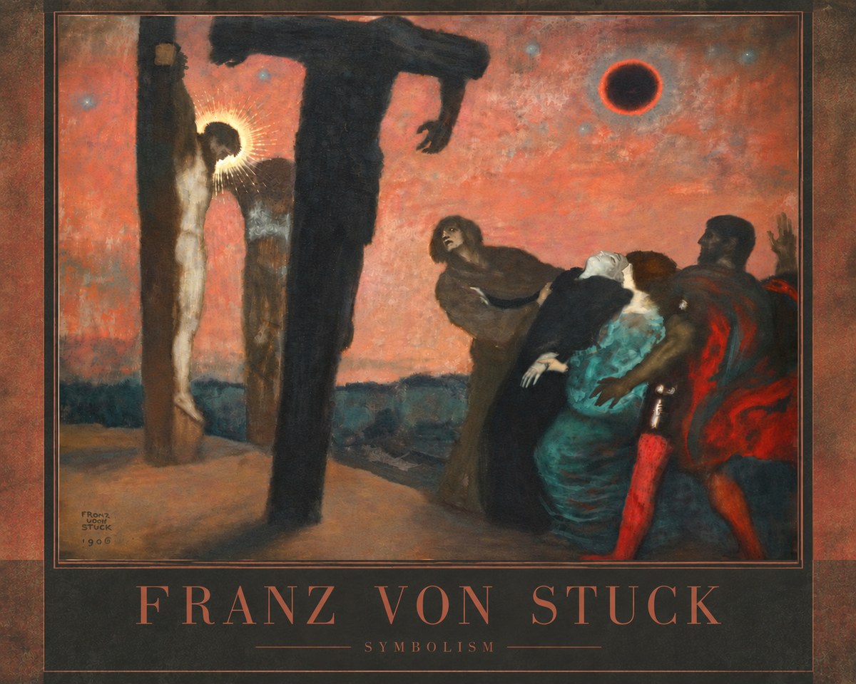 Franz von Stuck Crucifixion No5 - Plakát