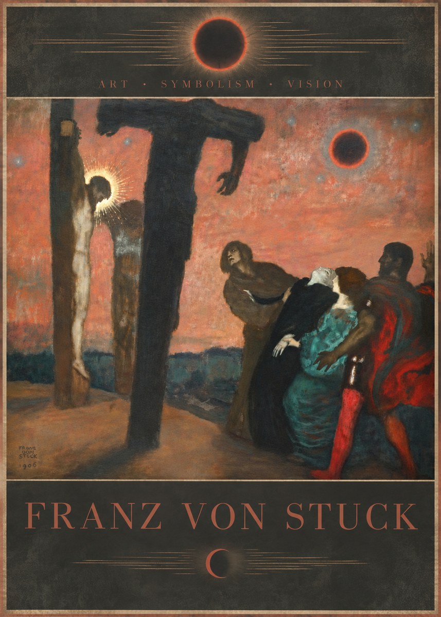 Franz von Stuck Crucifixion No6 - Plakát