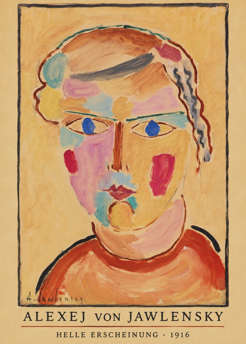 Alexej von Jawlensky Helle Erscheinung No5 - Plakát