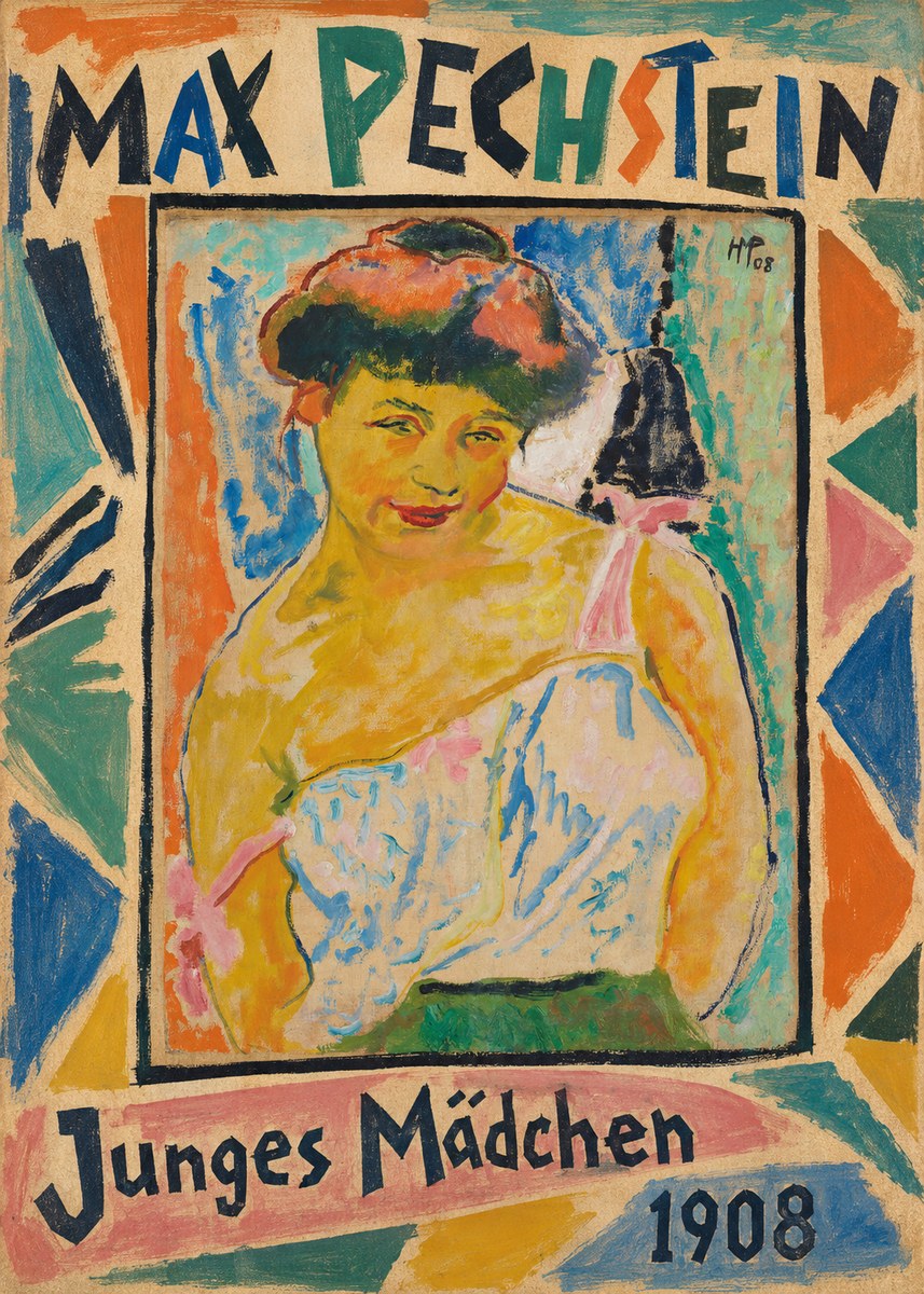 Max Pechstein Junges Mädchen No2 - Plakát