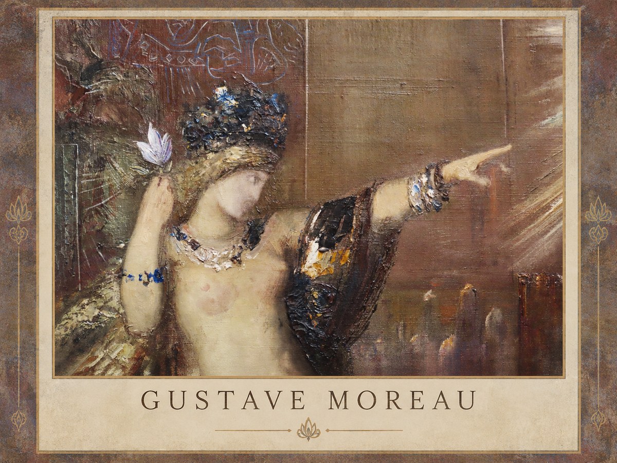 Gustave Moreau Salome IV No1 - Plakát