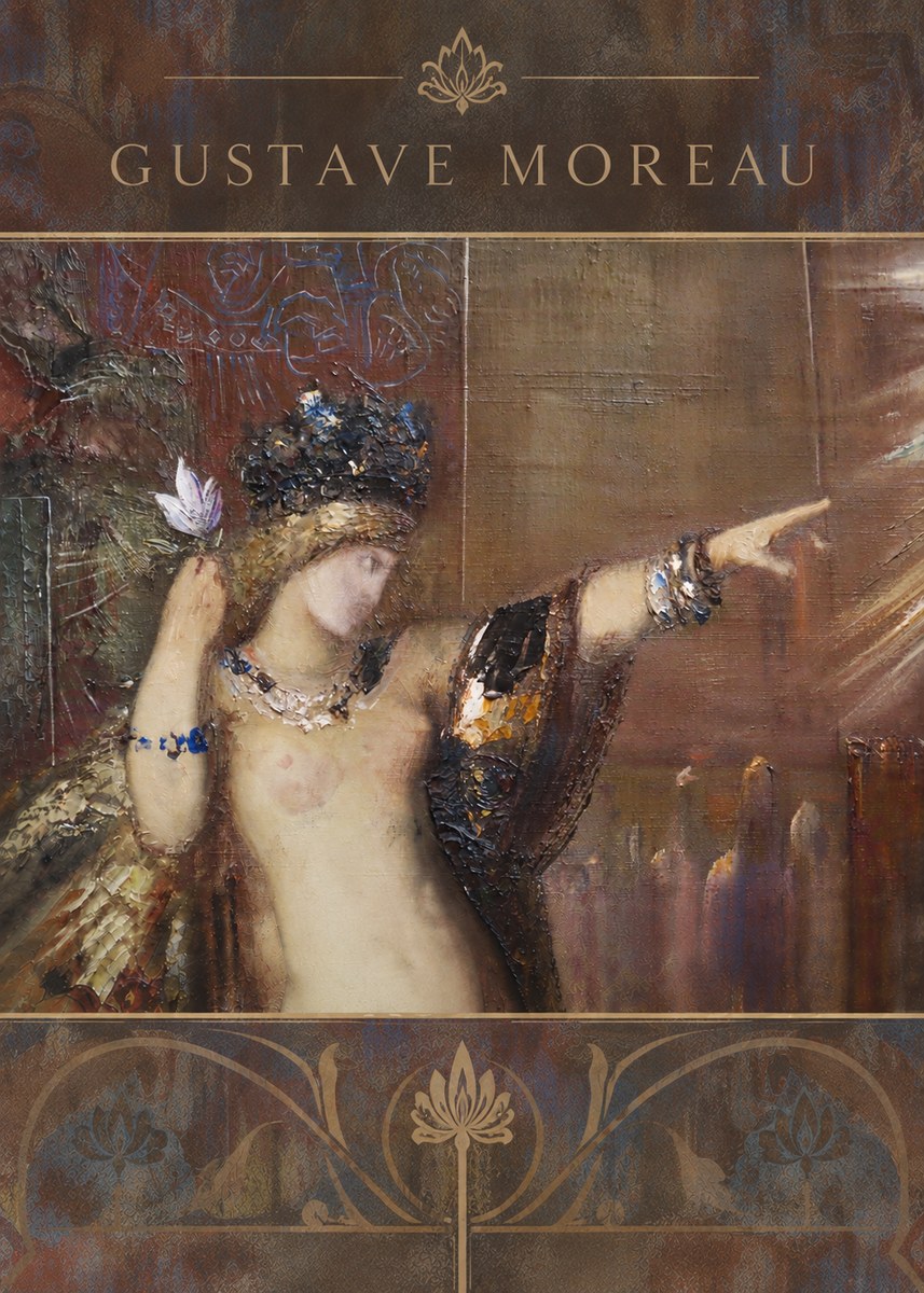 Gustave Moreau Salome IV No6 - Plakát