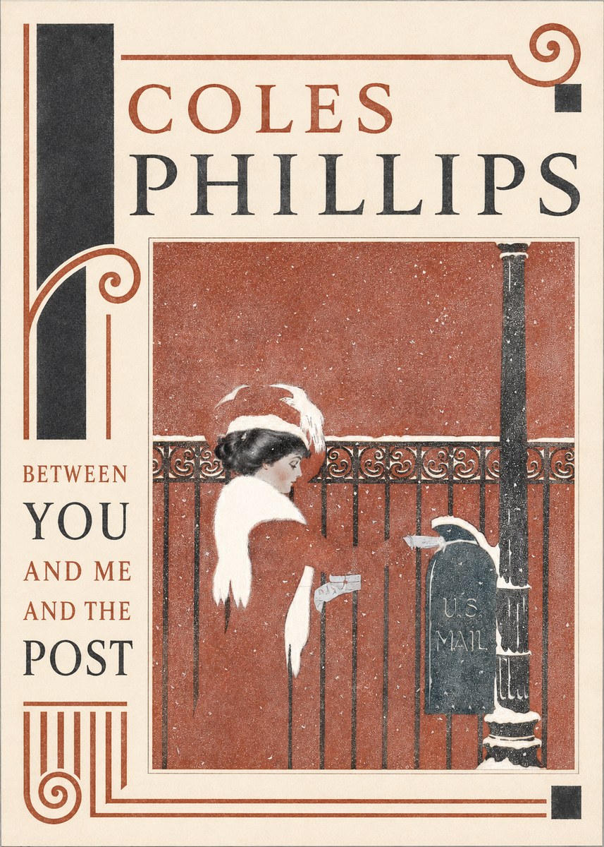 Coles Phillips Between You and Me and the Post No2 - Plakát