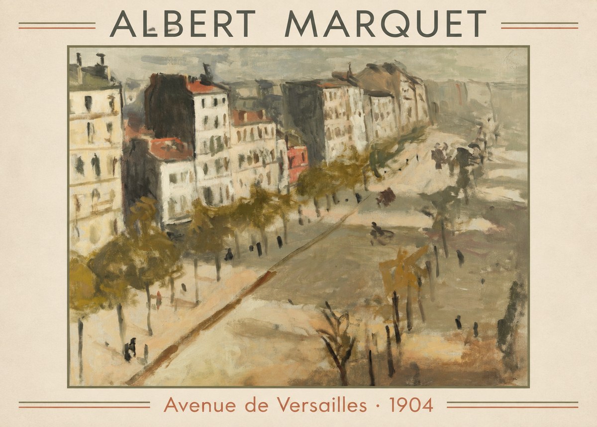 Albert Marquet Avenue De Versailles · 1904 No1 - Plakát